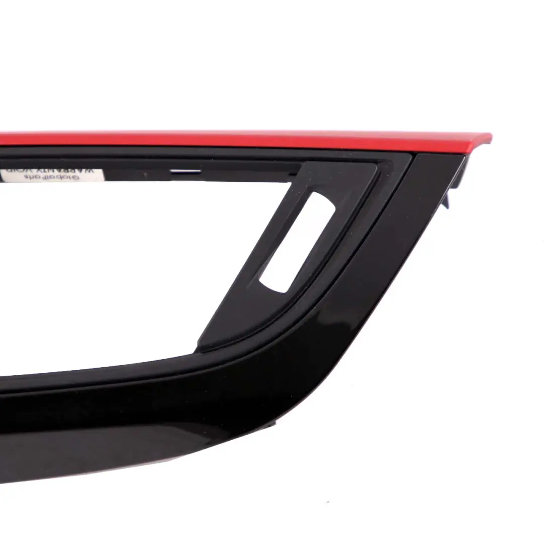 BMW F20 F21 LCI F22 F23 Trim I-panel Dashboard Cover Black High Gloss Coral Red - SKU rhd-9343845 - Part number 9343845