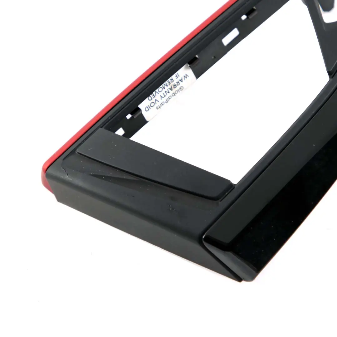 Trim I-panel Dashboard Cover Black High Gloss Coral Red to BMW F20 F21 LCI F22 F23 with Part number 9343845 BMW F20 F21 LCI F22 F23 Trim I-panel Dashboard Cover Black High Gloss Coral Red - SKU rhd-9343845 - Part number 9343845