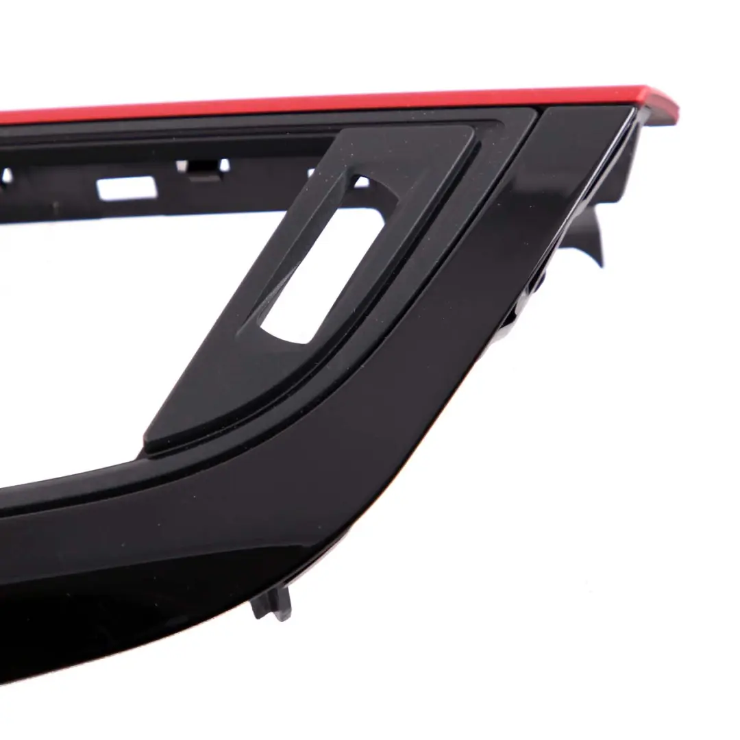 BMW F20 F21 LCI F22 F23 Trim I-panel Dashboard Cover Black High Gloss Coral Red - SKU rhd-9343845 - Part number 9343845