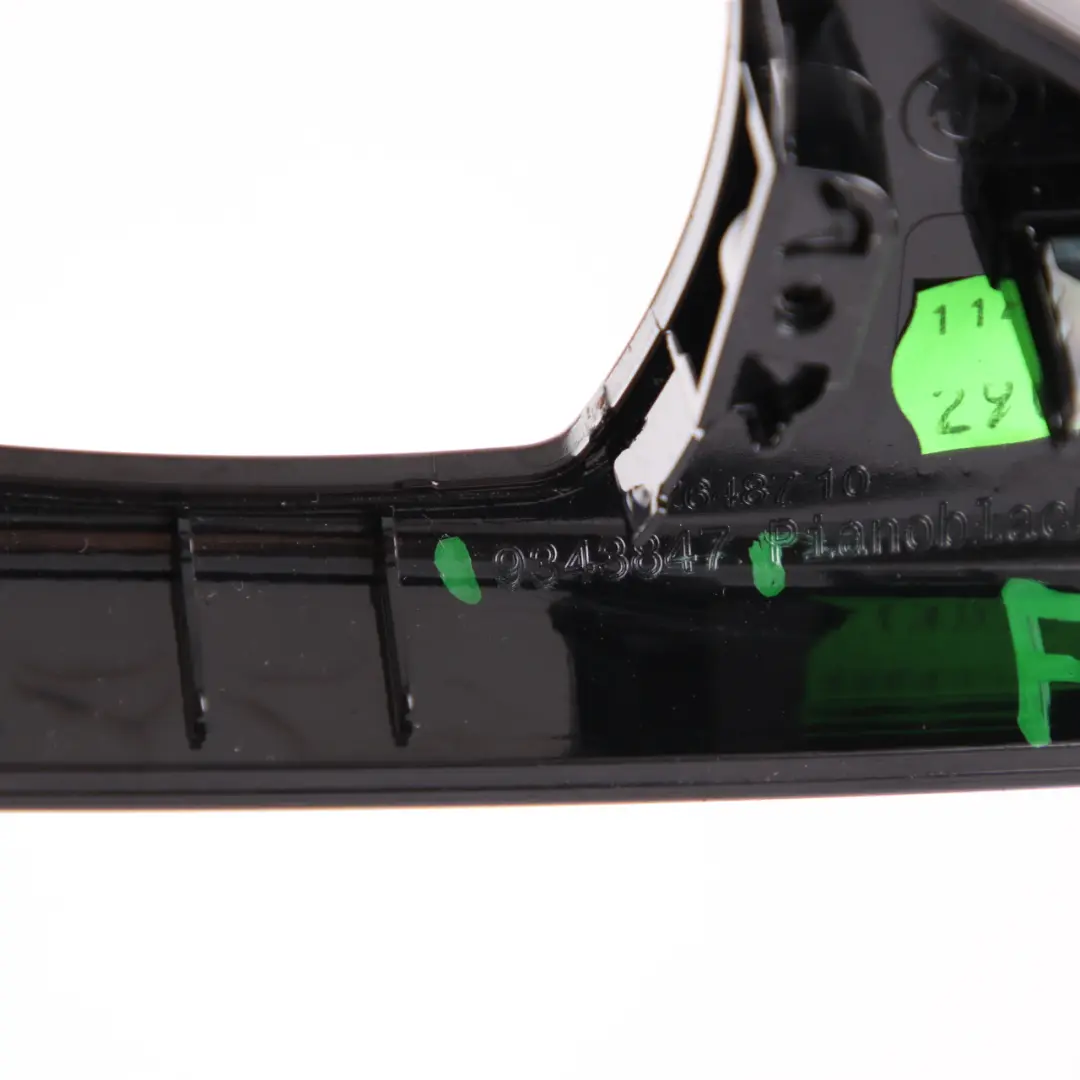  Centre Console Trim BMW F20 F21 F22 LCI Cover Panel Shining Black - SKU rhd-9343847 - Part number 9343847