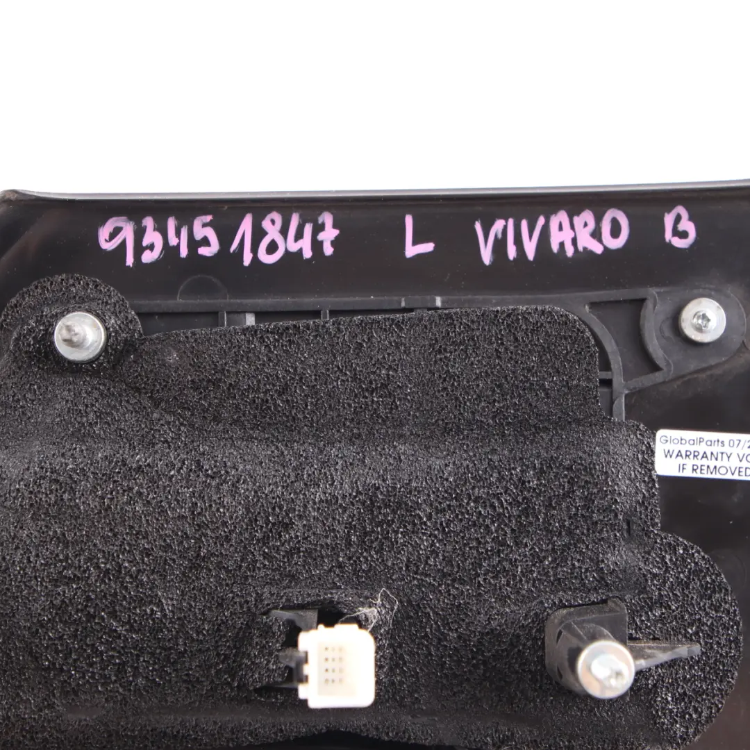 Wing Mirror Vauxhall Vivaro B II Renault Trafic Door Left N/S Primed to with Part number 93451848 Wing Mirror Vauxhall Vivaro B II Renault Trafic Door Left N/S Primed - SKU rhd-93451848 - Part number 93451848