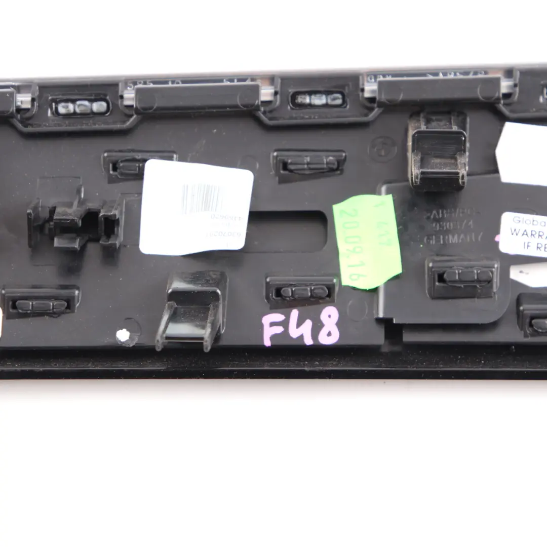  Dashboard Cover BMW X1 F48 Trim Dash Panel Left N/S Perlglanz Chrom - SKU rhd-9347748 - Part number 9347748