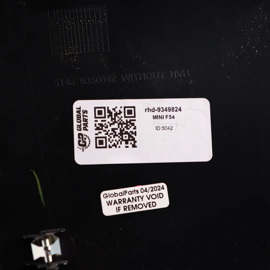 Panel Dashboard Bottom Left N/S Trim Cover 9350642 to Mini Clubman F54 with Part number 9349824 Mini Clubman F54 Panel Dashboard Bottom Left N/S Trim Cover 9350642 - SKU rhd-9349824 - Part number 9349824