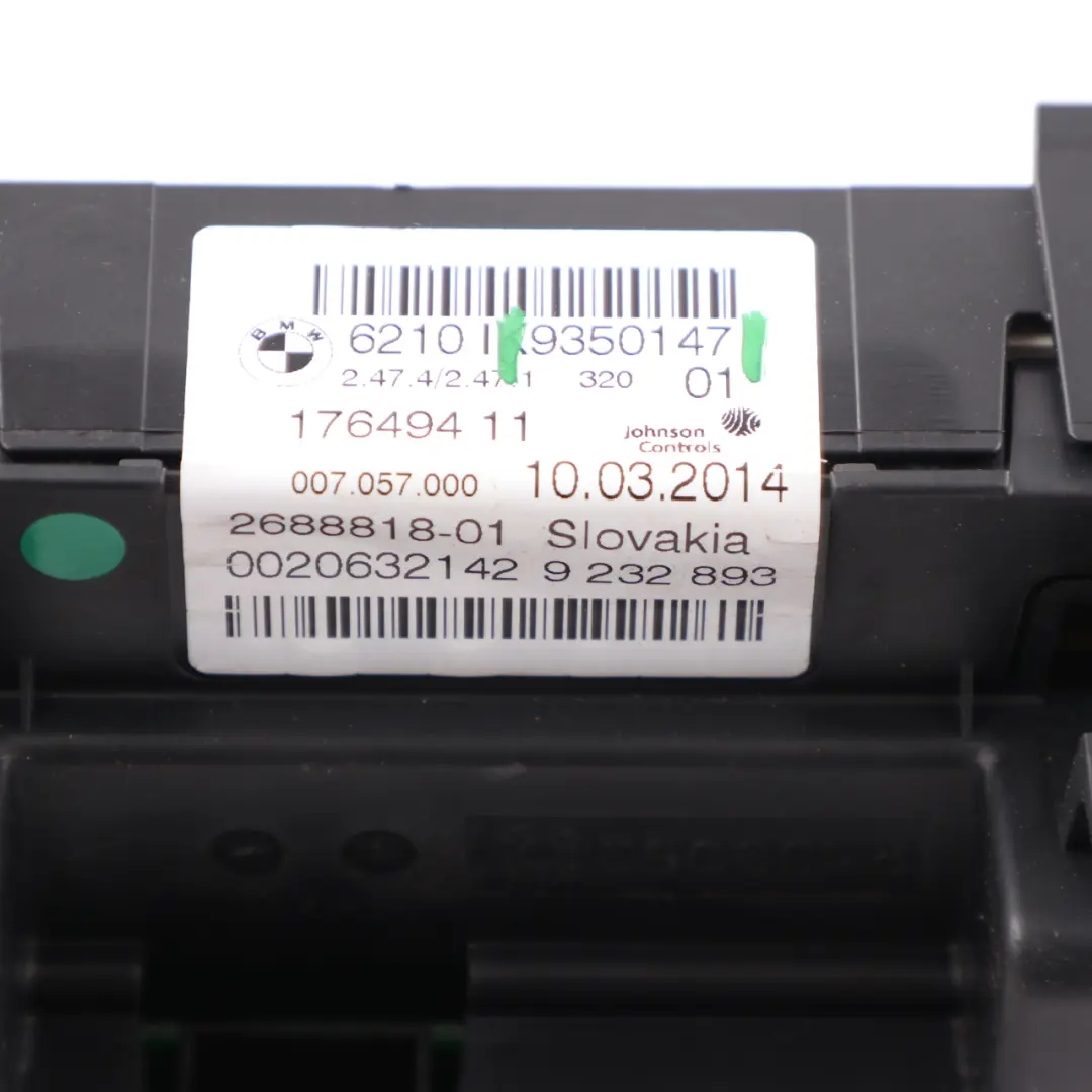 Instrument Cluster BMW F30 F31 Petrol Speedo Clocks Meter Automatic to with Part number 9350147 Instrument Cluster BMW F30 F31 Petrol Speedo Clocks Meter Automatic - SKU rhd-9350147 - Part number 9350147