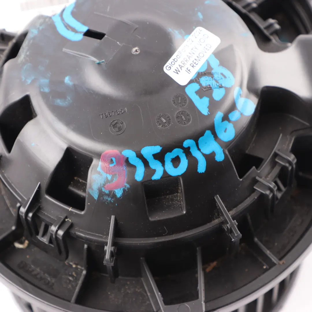  Heater Blower BMW F20 F21 F30 F31 Fan Unit Air Conditioning Motor 9270254 - SKU rhd-9350396-6 - Part number 9350396