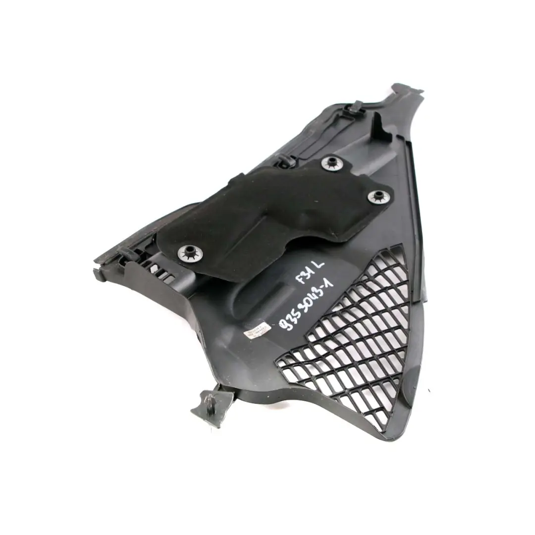 BMW 3 4 Series F30 F31 F32 F33 1 Apron Scuttle Cover Trim Left N/S - SKU rhd-9353043-1 - Part number 9353043