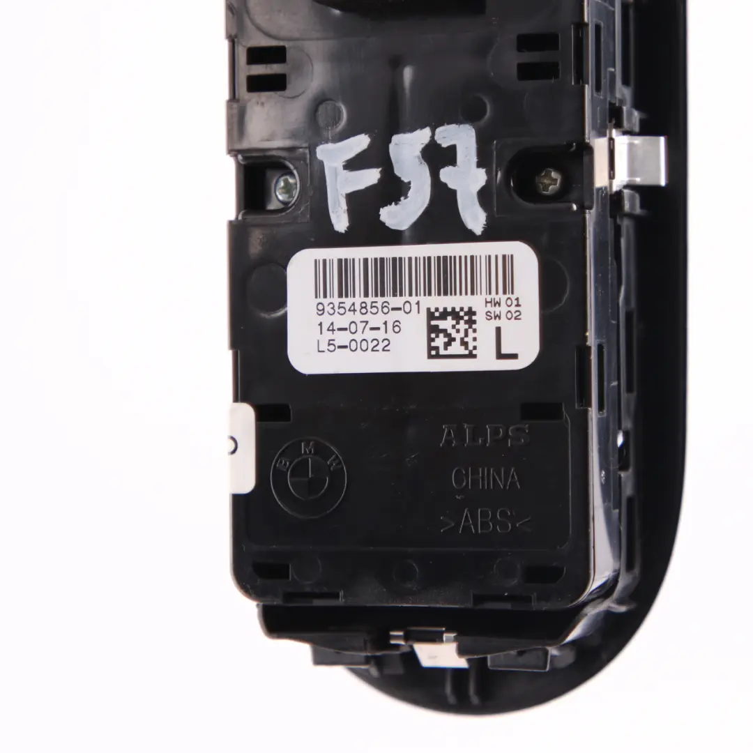  Window Switch MINI F57 Convertible Lifter Door Right O/S Driver Side - SKU rhd-9354856 - Part number 9354856