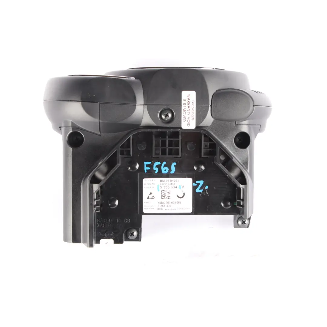 Speedometer Speedo Clock Instrument Cluster Manual to Mini Cooper D F55 F56 with Part number 9355634 Mini Cooper D F55 F56 Speedometer Speedo Clock Instrument Cluster Manual - SKU rhd-9355634 - Part number 9355634