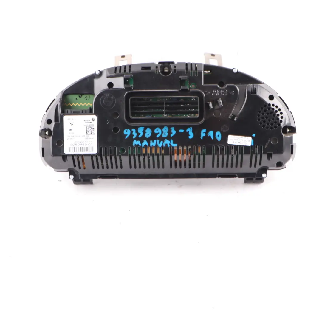 Instrument Cluster Speedo Clocks Manual Gearbox 9280485 to BMW F10 Diesel with Part number 9358983 BMW F10 Diesel Instrument Cluster Speedo Clocks Manual Gearbox 9280485 - SKU rhd-9358983-3 - Part number 9358983