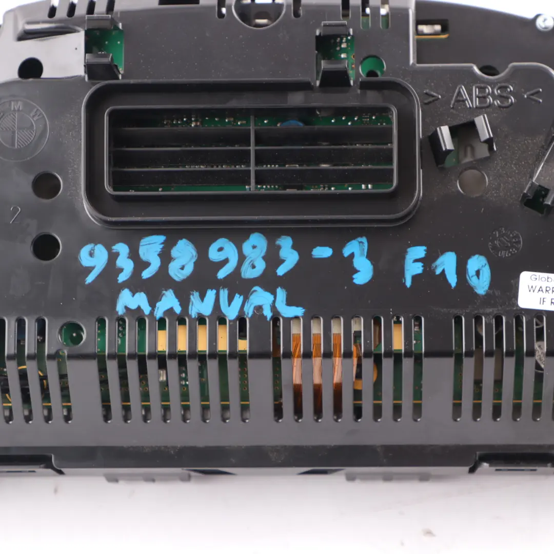 BMW F10 Diesel Instrument Cluster Speedo Clocks Manual Gearbox 9280485 - SKU rhd-9358983-3 - Part number 9358983