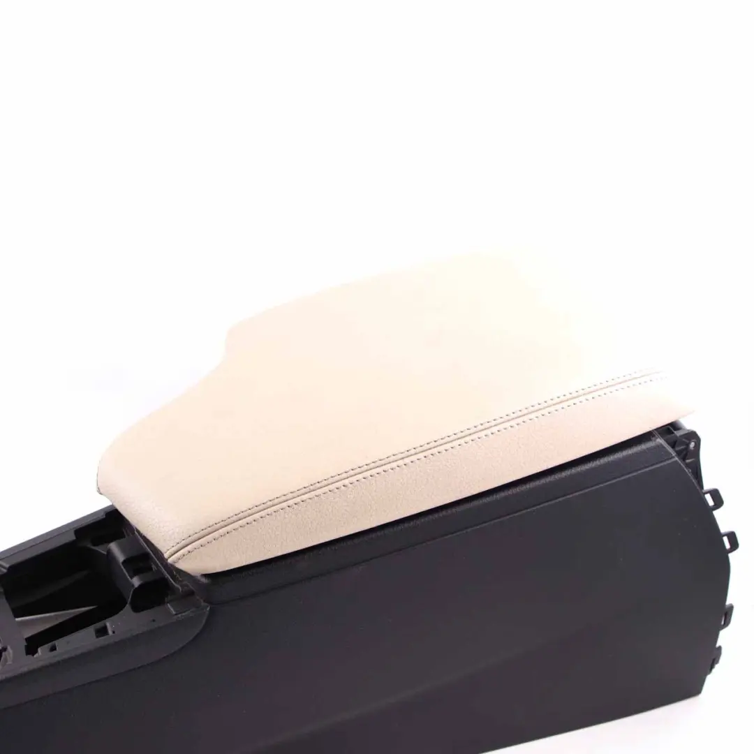Centre Console BMW F32 LCI F36 Console Armrest Black Ivory White Leather to with Part number 9360531 Centre Console BMW F32 LCI F36 Console Armrest Black Ivory White Leather - SKU rhd-9360531-2 - Part number 9360531