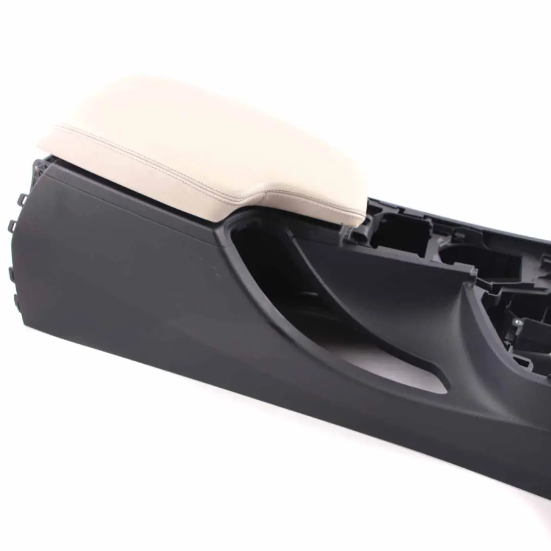 Centre Console BMW F32 LCI F36 Console Armrest Black Ivory White Leather to with Part number 9360531 Centre Console BMW F32 LCI F36 Console Armrest Black Ivory White Leather - SKU rhd-9360531-2 - Part number 9360531