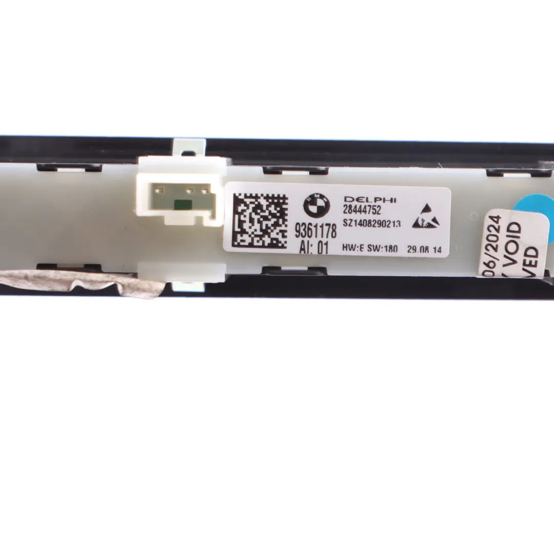 BMW F01 Additional Seat Control Operating Unit Supplem Seat Functions - SKU rhd-9361178 - Part number 9361178