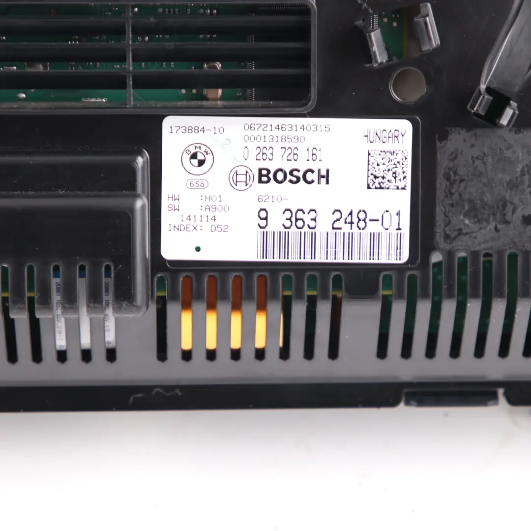 Instrument Cluster Speedo Clocks Automatic to BMW F10 F11 LCI Diesel with Part number 9363248 BMW F10 F11 LCI Diesel Instrument Cluster Speedo Clocks Automatic - SKU rhd-9363248 - Part number 9363248