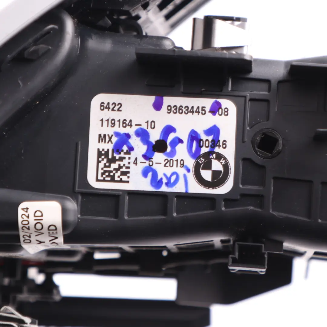 Air Vent BMW X3 G01 X4 G02 Dashboard Dash Right O/S Nozzle Grille - SKU rhd-9363445 - Part number 9363445