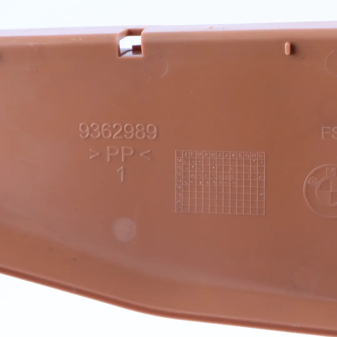 Dashboard Cover BMW G11 G15 Tunnel Driver's Side Trim Cognac Brown 9362989 to with Part number 9363703 Dashboard Cover BMW G11 G15 Tunnel Driver's Side Trim Cognac Brown 9362989 - SKU rhd-9363703 - Part number 9363703