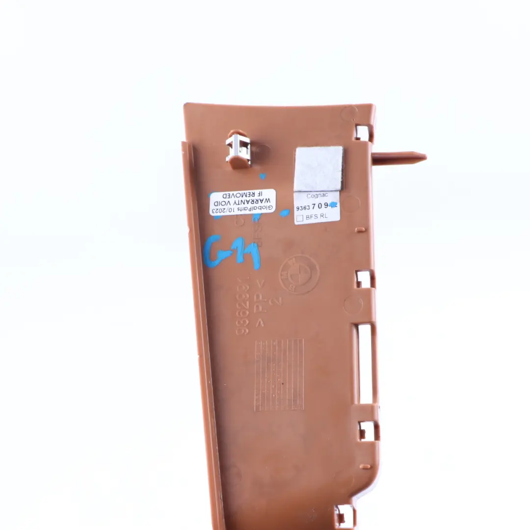 Dashboard Cover BMW G11 G15 Tunnel Passenger's Side Trim Cognac Brown 9362991 to with Part number 9363709 Dashboard Cover BMW G11 G15 Tunnel Passenger's Side Trim Cognac Brown 9362991 - SKU rhd-9363709 - Part number 9363709