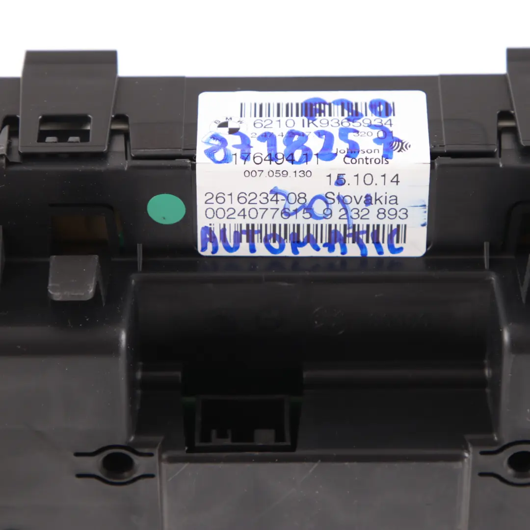  Instrument Cluster BMW F30 F31 Diesel Speedo Clocks Automatic MPH - SKU rhd-9365934 - Part number 9365934