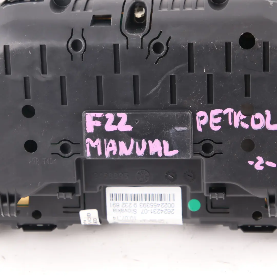  Instrument Cluster BMW F20 F21 F22 F23 Speedo Clocks Unit Manual - SKU rhd-9365972 - Part number 9365972