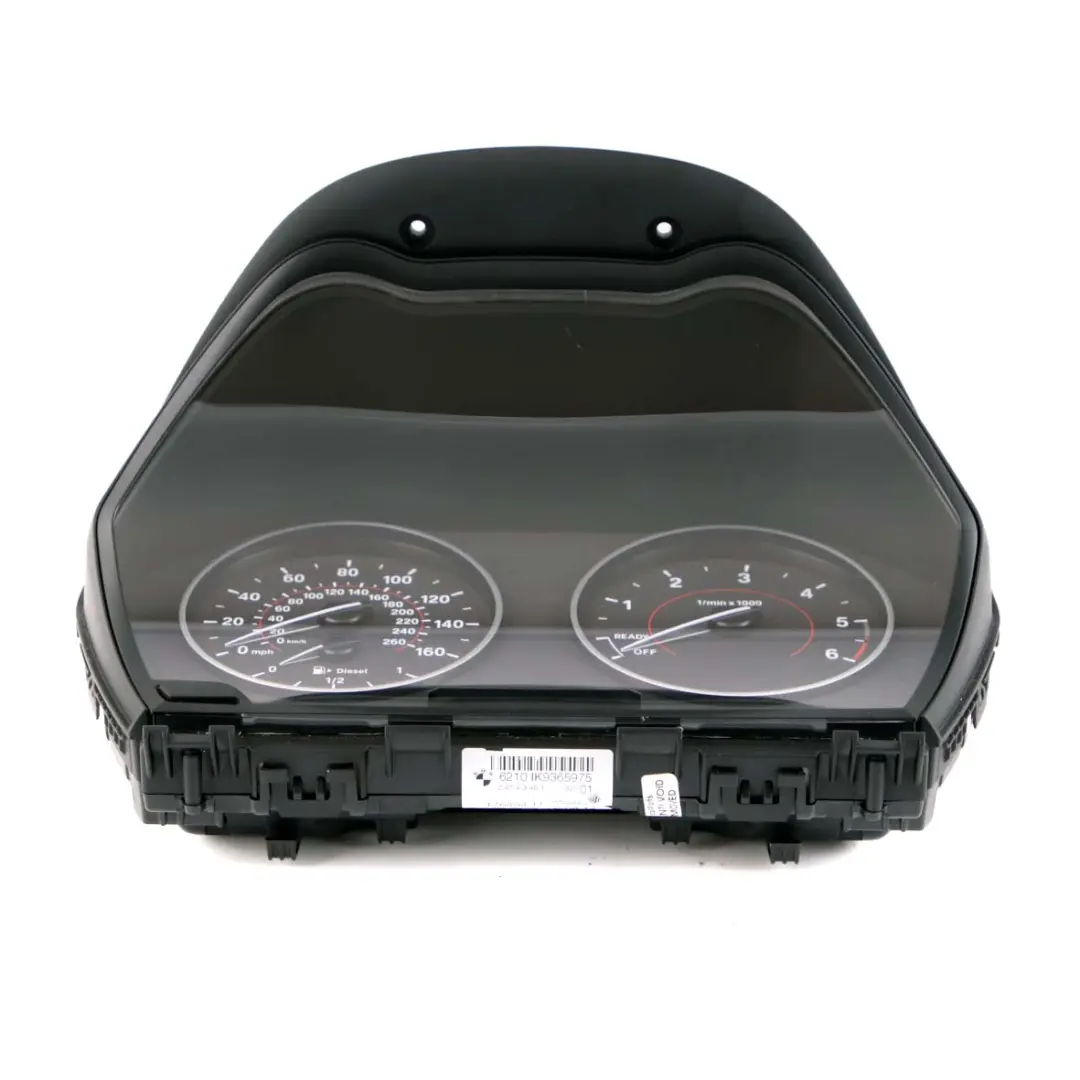 BMW 1 2 F20 F21 F22 F23 Diesel Instrument Cluster Speedo Clocks Manual - SKU rhd-9365975 - Part number 9365975