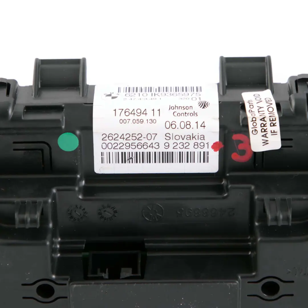 BMW 1 2 F20 F21 F22 F23 Diesel Instrument Cluster Speedo Clocks Manual - SKU rhd-9365975 - Part number 9365975