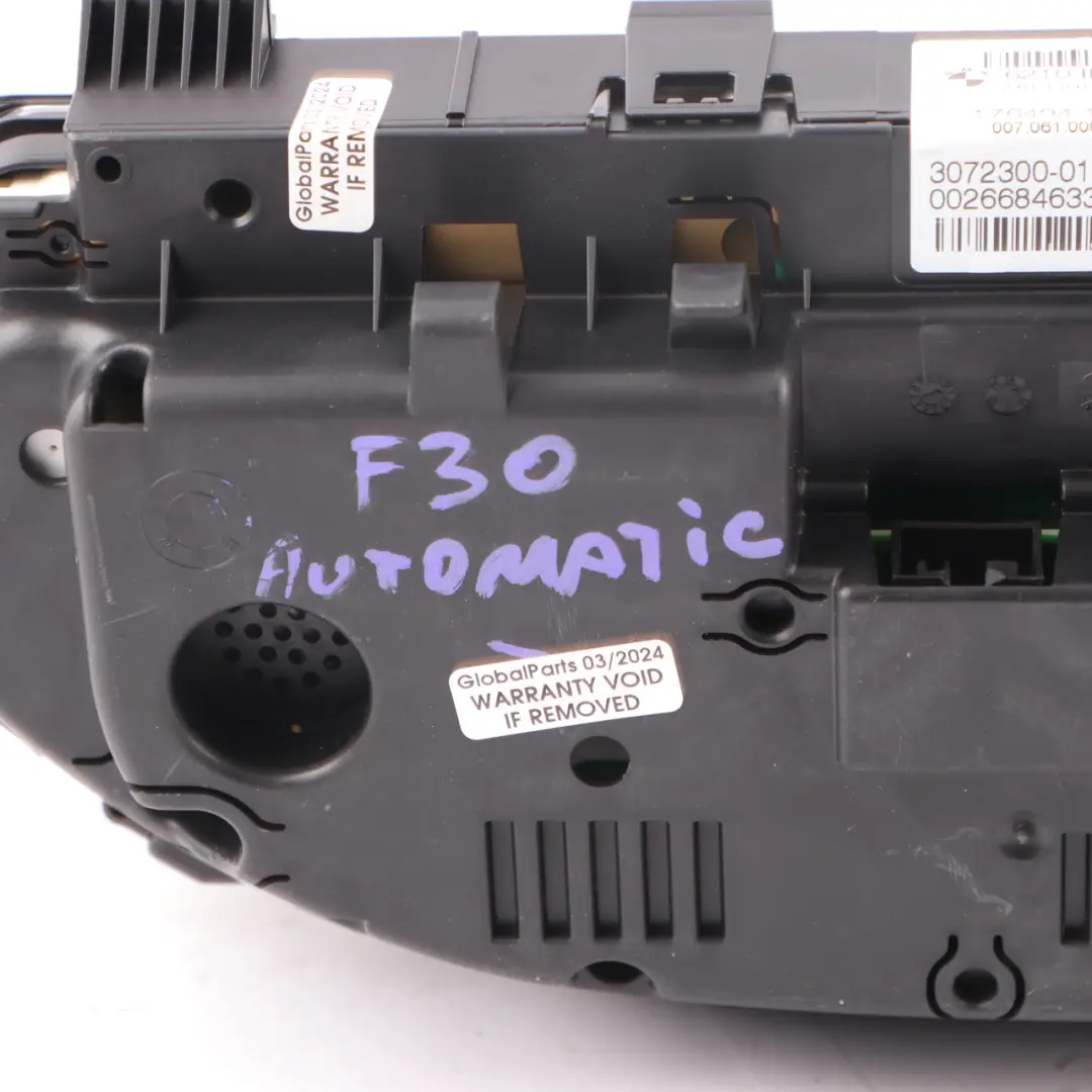  Instrument Cluster BMW F30 F31 Petrol Speedo Clocks Meter Automatic - SKU rhd-9372483 - Part number 9372483