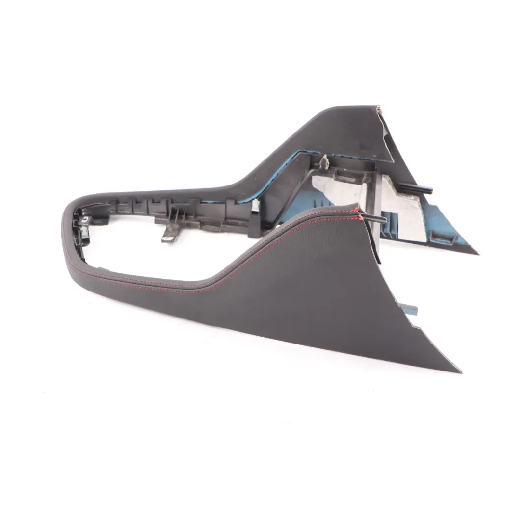 Centre Console Housing Surround Frame Cover Trim Panel Leather Black to BMW F45 with Part number 9372532 BMW F45 Centre Console Housing Surround Frame Cover Trim Panel Leather Black - SKU rhd-9372532 - Part number 9372532