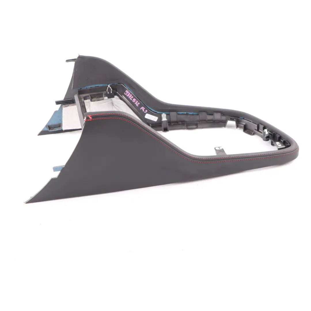 Centre Console Housing Surround Frame Cover Trim Panel Leather Black to BMW F45 with Part number 9372532 BMW F45 Centre Console Housing Surround Frame Cover Trim Panel Leather Black - SKU rhd-9372532 - Part number 9372532