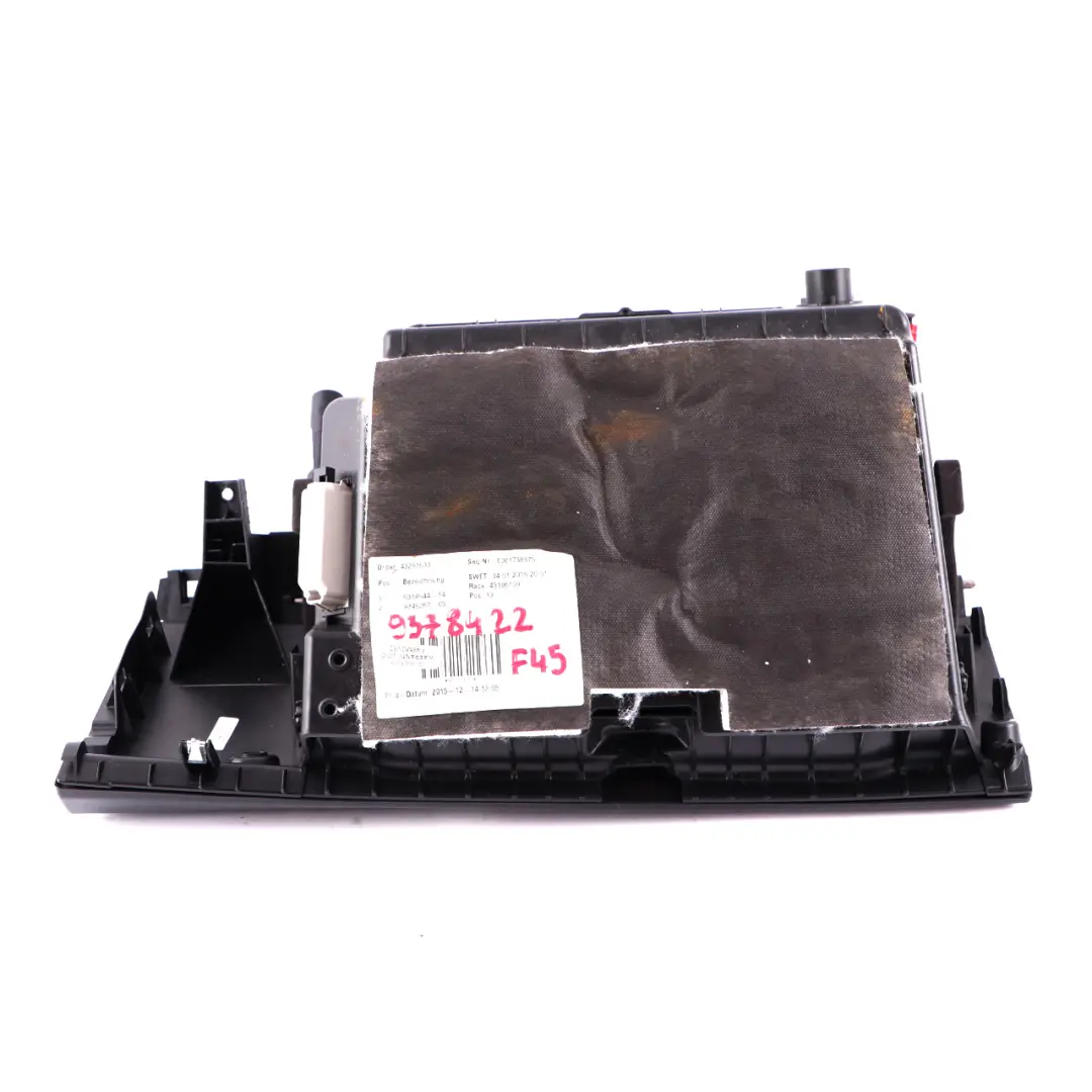 Glove Box Glovebox Dashboard Black Anthracite 9318644 to BMW 2 Series F45 F46 with Part number 9378422 BMW 2 Series F45 F46 Glove Box Glovebox Dashboard Black Anthracite 9318644 - SKU rhd-9378422 - Part number 9378422