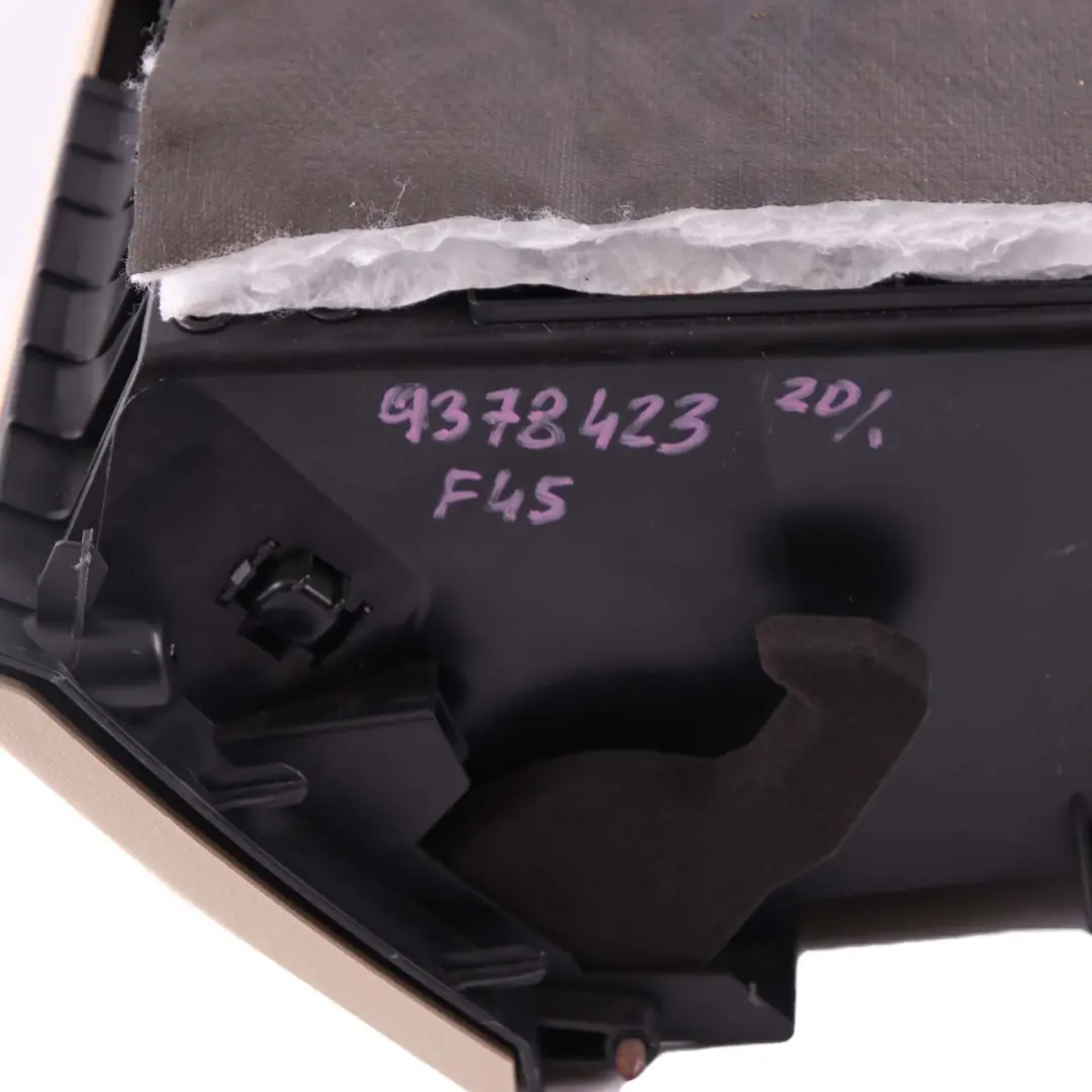 Glove Box BMW F45 F46 Glovebox Dashboard Canberra Beige 9318645 to with Part number 9378423 Glove Box BMW F45 F46 Glovebox Dashboard Canberra Beige 9318645 - SKU rhd-9378423 - Part number 9378423