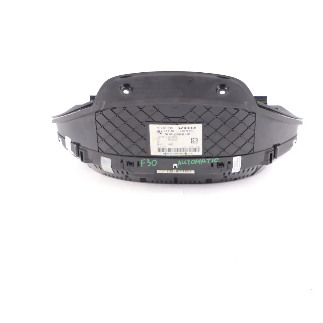 Instrument Cluster BMW F30 F31 Diesel Speedo Clocks Meter Automatic 9232895 to with Part number 9379992 Instrument Cluster BMW F30 F31 Diesel Speedo Clocks Meter Automatic 9232895 - SKU rhd-9379992 - Part number 9379992