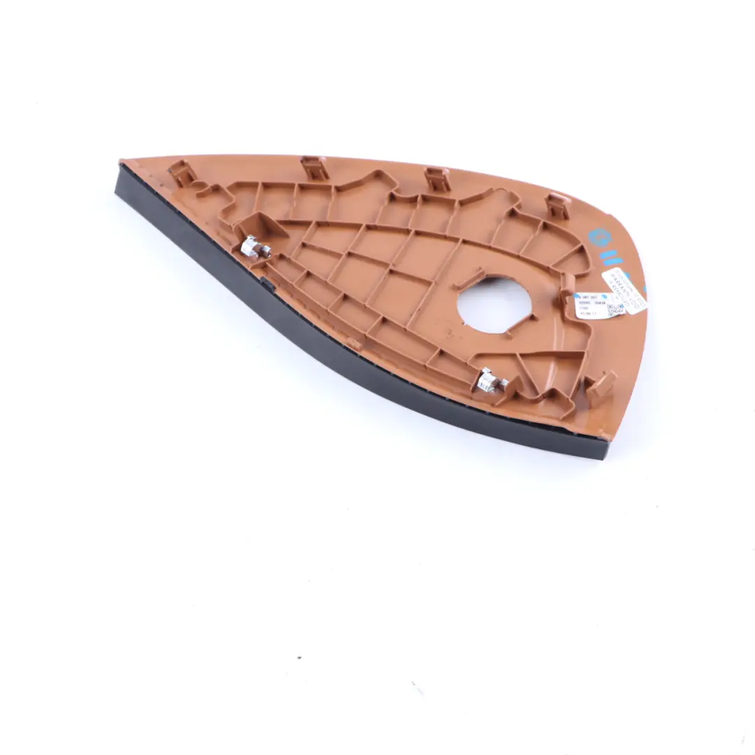 Dashboard Side Cover Front Left N/S Panel Trim Cognac Brown to BMW G11 with Part number 9381397 BMW G11 Dashboard Side Cover Front Left N/S Panel Trim Cognac Brown - SKU rhd-9381397 - Part number 9381397