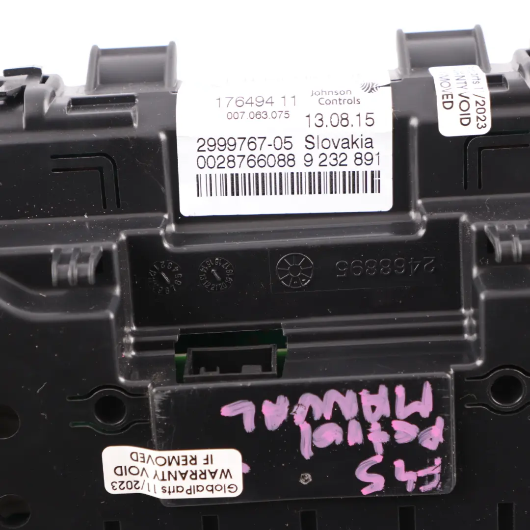 Instrument Cluster BMW F20 F21 F45 Petrol Speedo Clocks Meter Manual to with Part number 9382142 Instrument Cluster BMW F20 F21 F45 Petrol Speedo Clocks Meter Manual - SKU rhd-9382142 - Part number 9382142