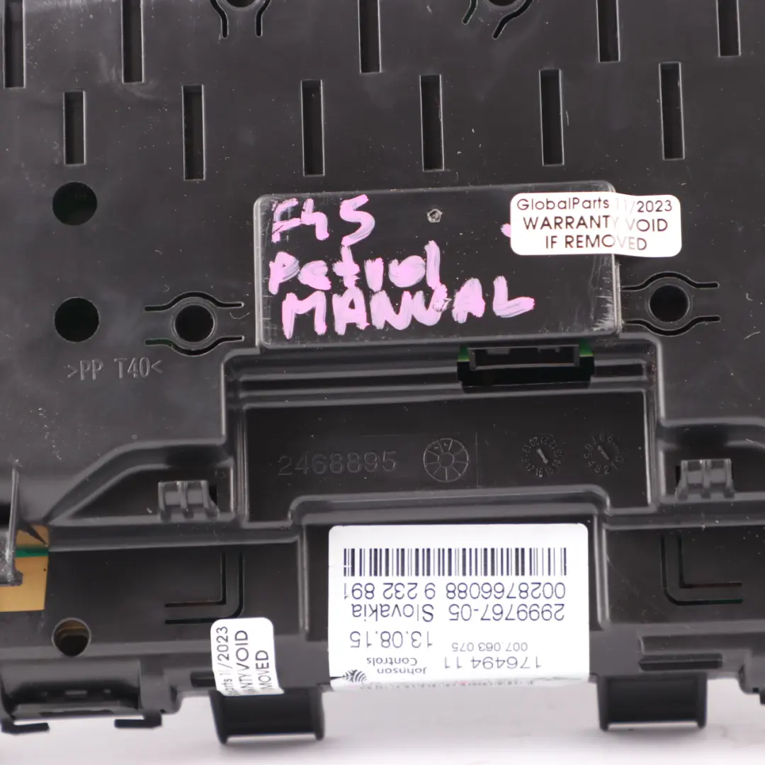  Instrument Cluster BMW F20 F21 F45 Petrol Speedo Clocks Meter Manual - SKU rhd-9382142 - Part number 9382142