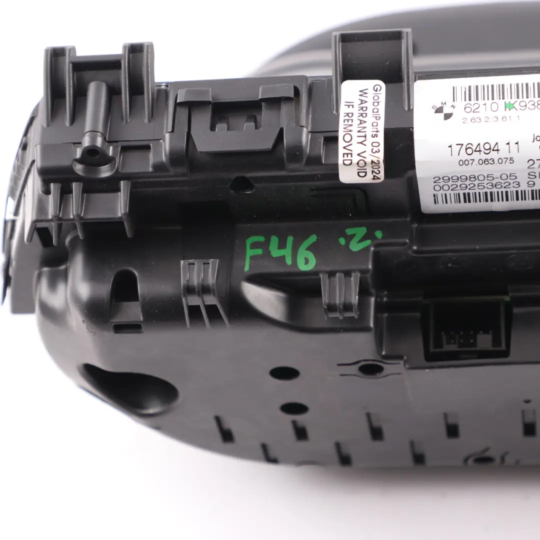 Instrument Cluster Speedo Clocks Unit Automatic to BMW F20 F21 F22 Diesel with Part number 9382145 BMW F20 F21 F22 Diesel Instrument Cluster Speedo Clocks Unit Automatic - SKU rhd-9382145-1 - Part number 9382145