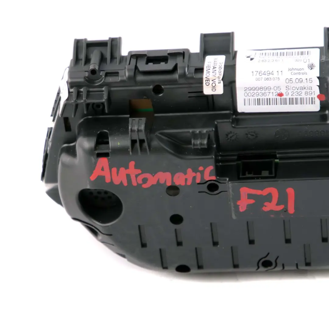 Instrument Cluster Speedo Clocks Unit 9382157 Automatic to BMW F20 F21 F22 F23 with Part number 6805195 BMW F20 F21 F22 F23 Instrument Cluster Speedo Clocks Unit 9382157 Automatic - SKU rhd-9382157 - Part number 6805195