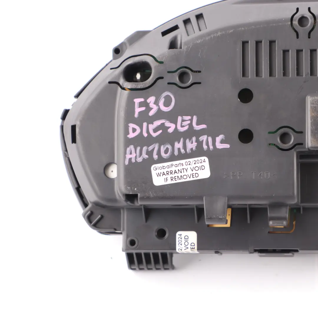 Instrument Cluster BMW F30 F31 Diesel Speedo Clocks Meter Automatic to with Part number 9382189 Instrument Cluster BMW F30 F31 Diesel Speedo Clocks Meter Automatic - SKU rhd-9382189 - Part number 9382189