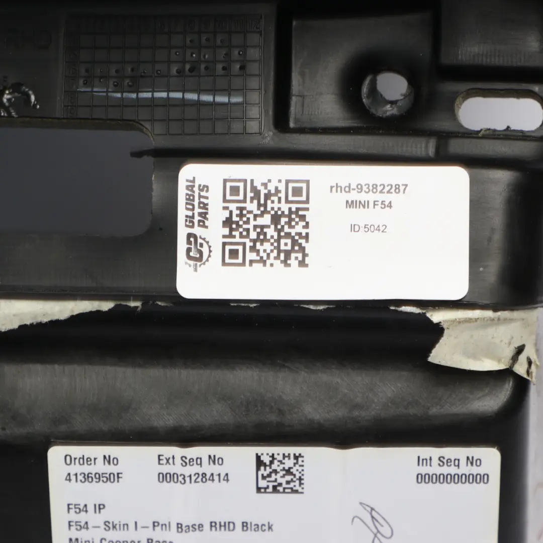 Dashboard Dash Trim Instrument Panel Covering to Mini F54 Clubman with Part number 9382287 Mini F54 Clubman Dashboard Dash Trim Instrument Panel Covering - SKU rhd-9382287 - Part number 9382287