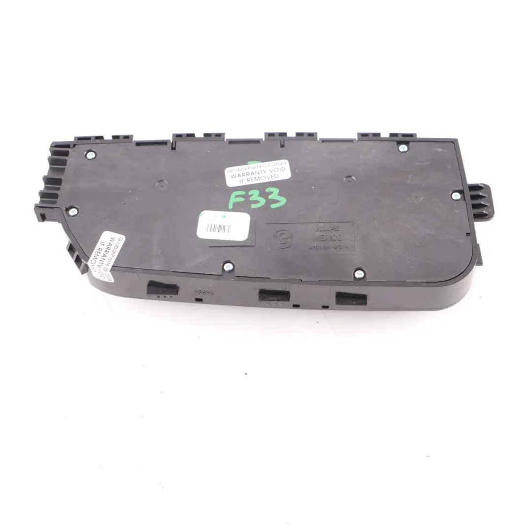 Switch BMW F21 F22 F32 F33 Front Left N/S Adjustment Control Panel to Seat with Part number 9382467 Seat Switch BMW F21 F22 F32 F33 Front Left N/S Adjustment Control Panel - SKU rhd-9382467 - Part number 9382467