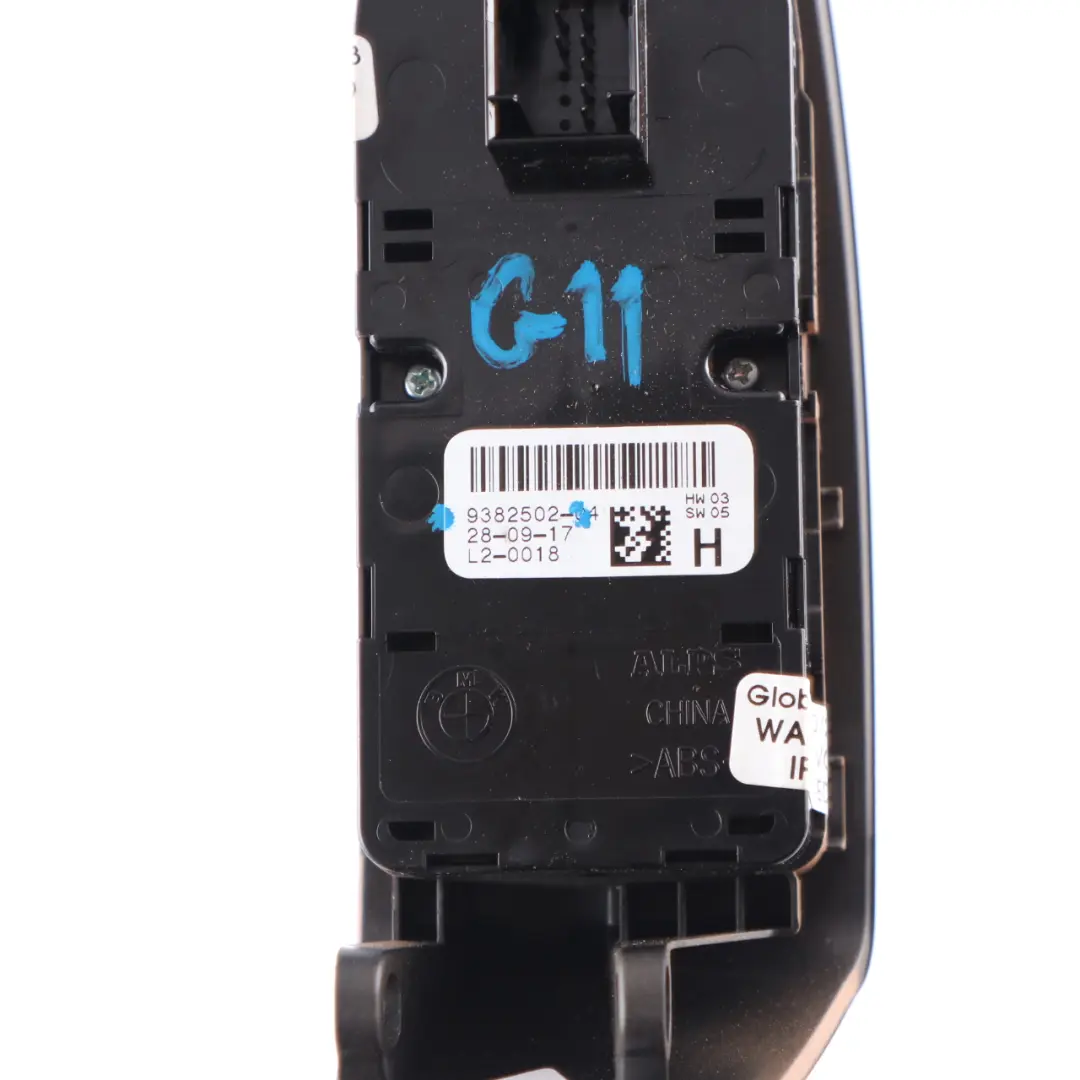 Window Lifter Switch Regulator Driver's Side Mirror Control to BMW G11 with Part number 9382502 BMW G11 Window Lifter Switch Regulator Driver's Side Mirror Control - SKU rhd-9382502 - Part number 9382502