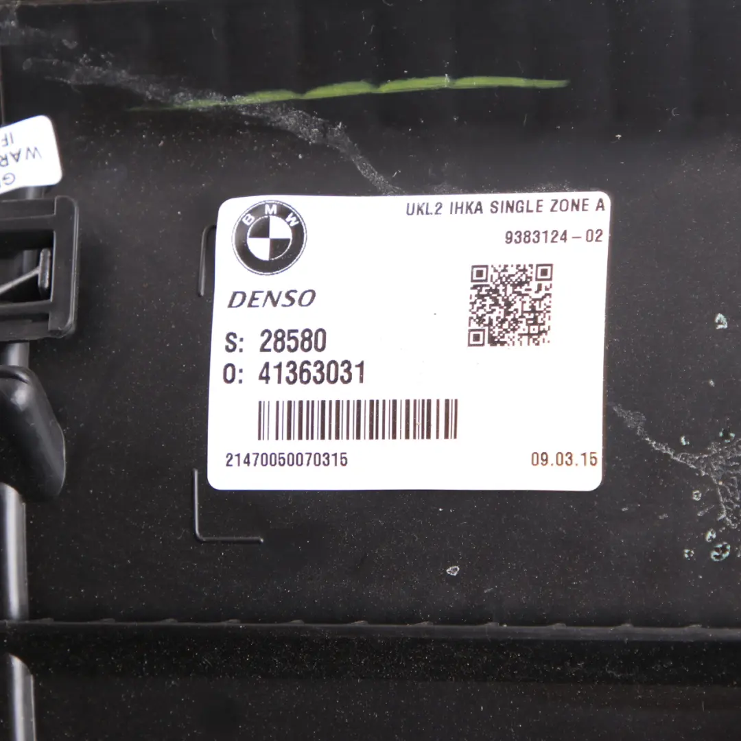 Heater Air Conditioning Matrix Housing Unit to BMW i3 I01 with Part number 9383124 BMW i3 I01 Heater Air Conditioning Matrix Housing Unit - SKU rhd-9383124 - Part number 9383124