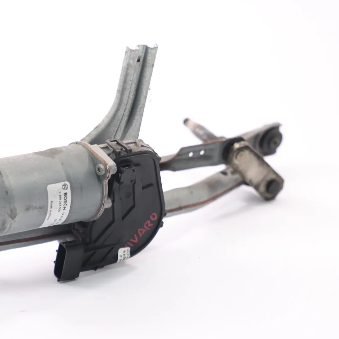 Windscreen Windshield Front Wiper Linkage Motor Drive to Vauxhall Vivaro B with Part number 93867983 Vauxhall Vivaro B Windscreen Windshield Front Wiper Linkage Motor Drive - SKU rhd-93867983 - Part number 93867983