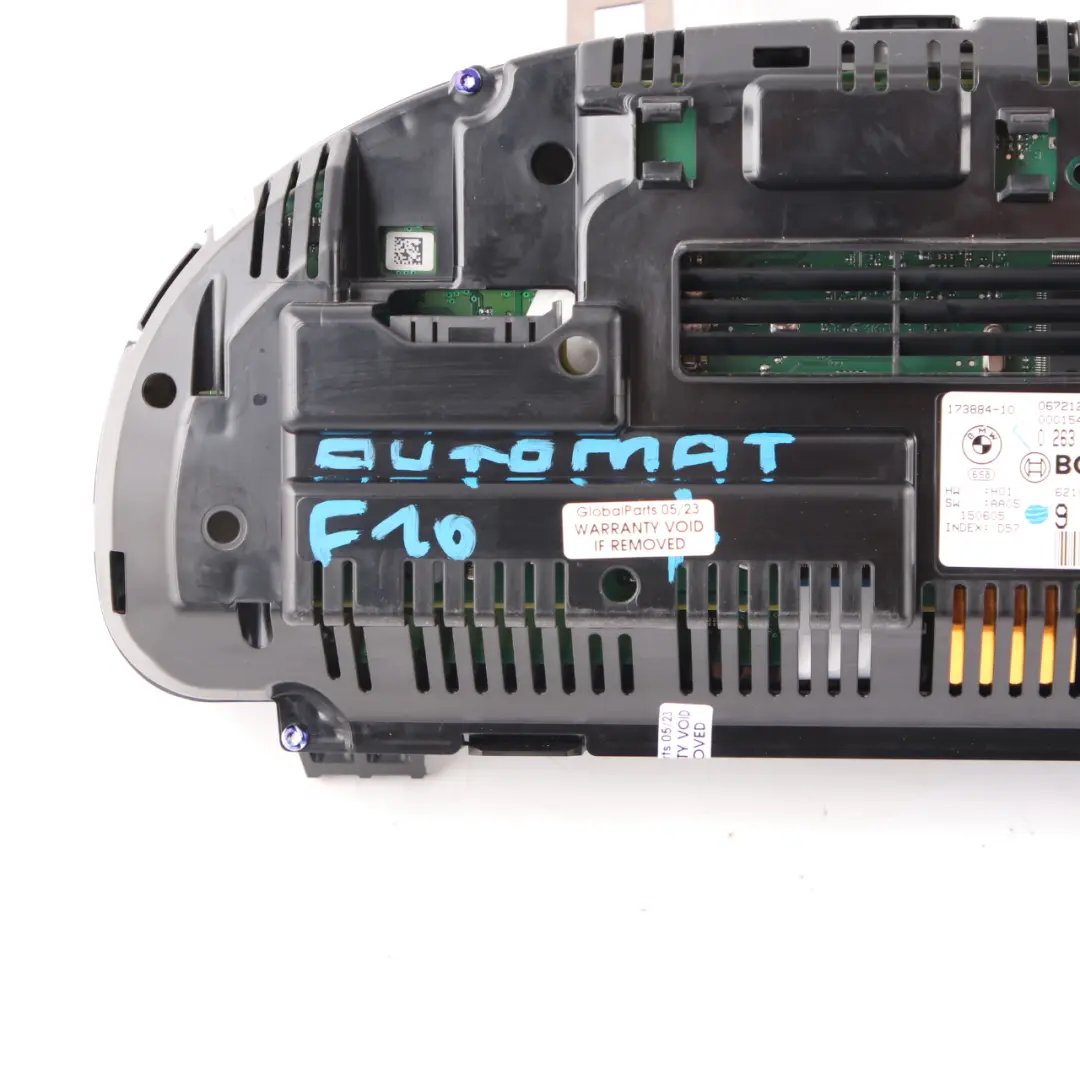 Instrument Cluster BMW F10 F11 LCI Diesel Speedo Clocks Automatic MPH to with Part number 9387584 Instrument Cluster BMW F10 F11 LCI Diesel Speedo Clocks Automatic MPH - SKU rhd-9387584 - Part number 9387584