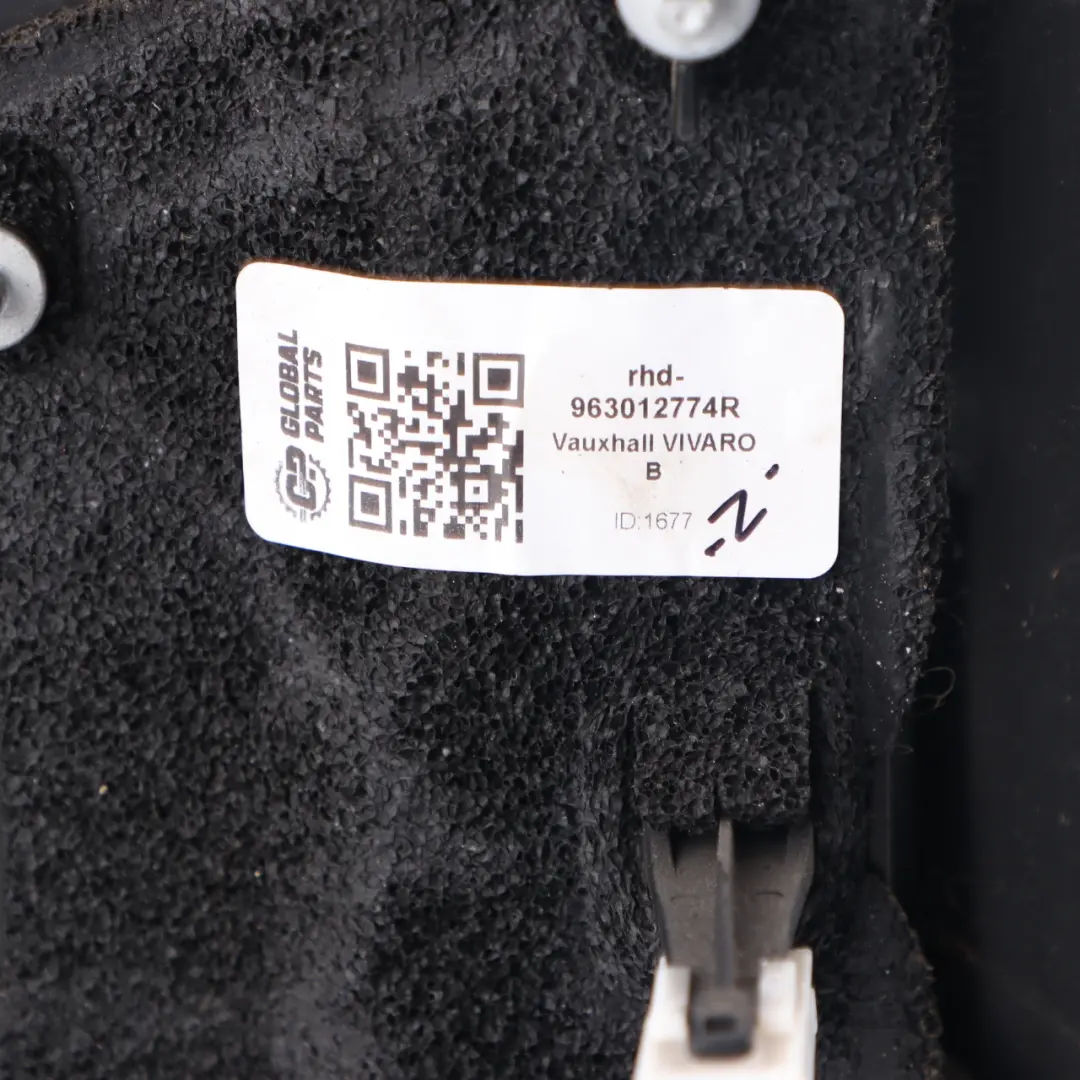 Wing Mirror Vauxhall Vivaro B Renault Trafic 3 Right O/S Primed to with Part number 963012774R Wing Mirror Vauxhall Vivaro B Renault Trafic 3 Right O/S Primed - SKU rhd-963012774R - Part number 963012774R