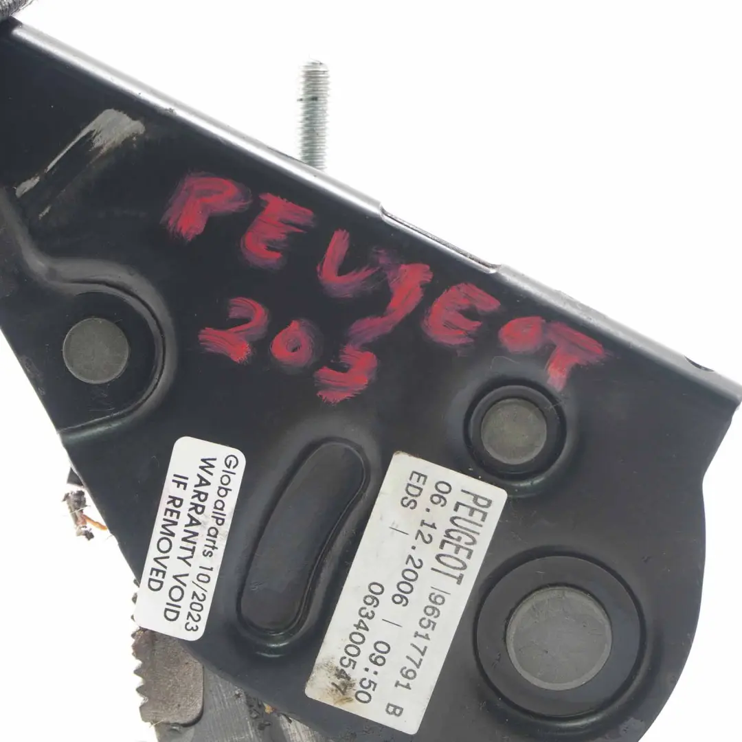 Peugeot 207 Handbrake Parking Brake Lever Hand Brake Mechanism - SKU rhd-96517791B - Part number 96517791B
