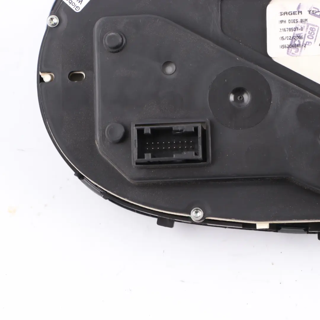 Instrument Cluster Speedo Clocks Meter Manual to Peugeot 307 Diesel with Part number 9655182980 Peugeot 307 Diesel Instrument Cluster Speedo Clocks Meter Manual - SKU rhd-9655182980 - Part number 9655182980
