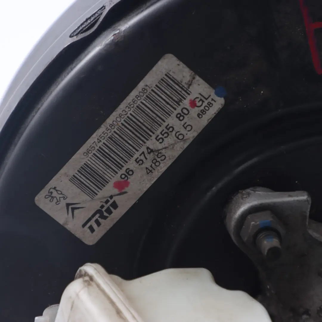 Brake Servo Unit Brake Booster Master Cylinder to Peugeot 207 with Part number 9657455580 Peugeot 207 Brake Servo Unit Brake Booster Master Cylinder - SKU rhd-9657455580 - Part number 9657455580