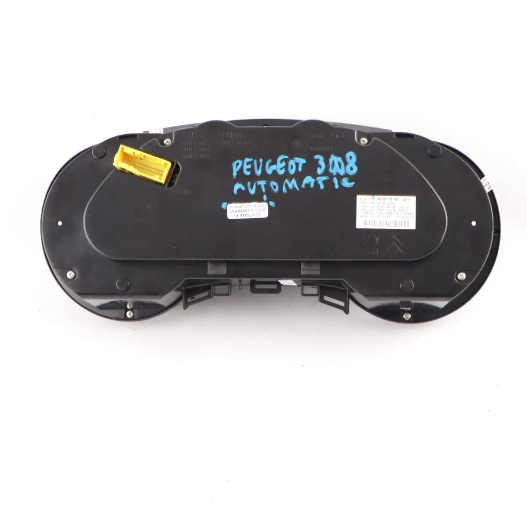 Instrument Cluster Speedo Clocks Meter Automatic to Peugeot 3008 Diesel with Part number 9666175180 Peugeot 3008 Diesel Instrument Cluster Speedo Clocks Meter Automatic - SKU rhd-9666175180-1 - Part number 9666175180