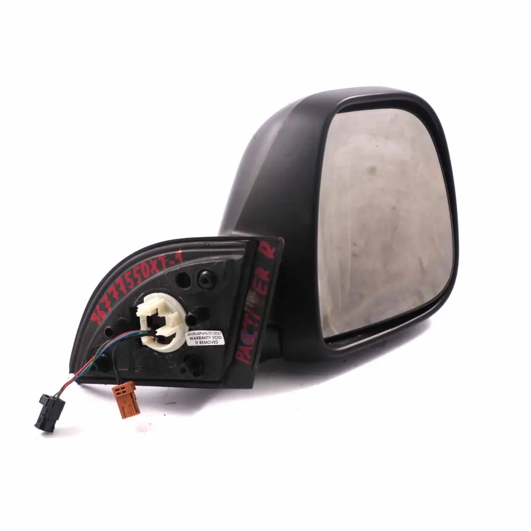 Wing Mirror Citroen Berlingo Peugeot Partner Right O/S Primed - SKU rhd-96777550XT-1 - Part number 96777550XT