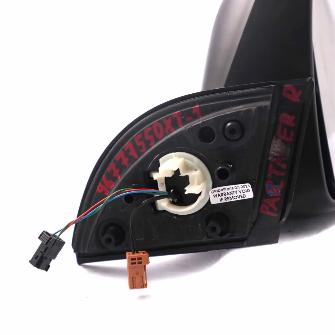 Wing Mirror Citroen Berlingo Peugeot Partner Right O/S Primed to with Part number 96777550XT Wing Mirror Citroen Berlingo Peugeot Partner Right O/S Primed - SKU rhd-96777550XT-1 - Part number 96777550XT